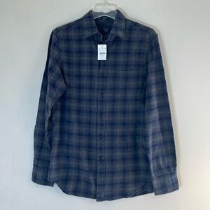 J. Crew Factory Classic Cotton Flannel Plaid Shirt. Men’s Small. NWT.